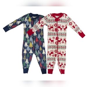 Hanna Andersson One Piece Footless Pajamas Bundle (2 Pairs)